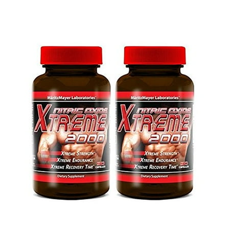 Maritzmayer Labs Nitric Oxide Xtreme 2000, Nitric Oxide Booster, 2 Ct