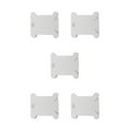 thumbnail image 1 of Bewildely 50 Pieces Thread Winding Board Embroidery Holder Organizer Organizing Floss Quilting Knitting String Winder Spool Plate Type2 NO2, 1 of 6