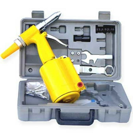 Air Rivet Gun Pop Riveter Riveting Tool With Case (Best Pop Rivet Gun)