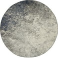 thumbnail image 2 of Nourison Passion Contemporary Charcoal Ivory 5'3" x round Area Rug, (5 Round), 2 of 8