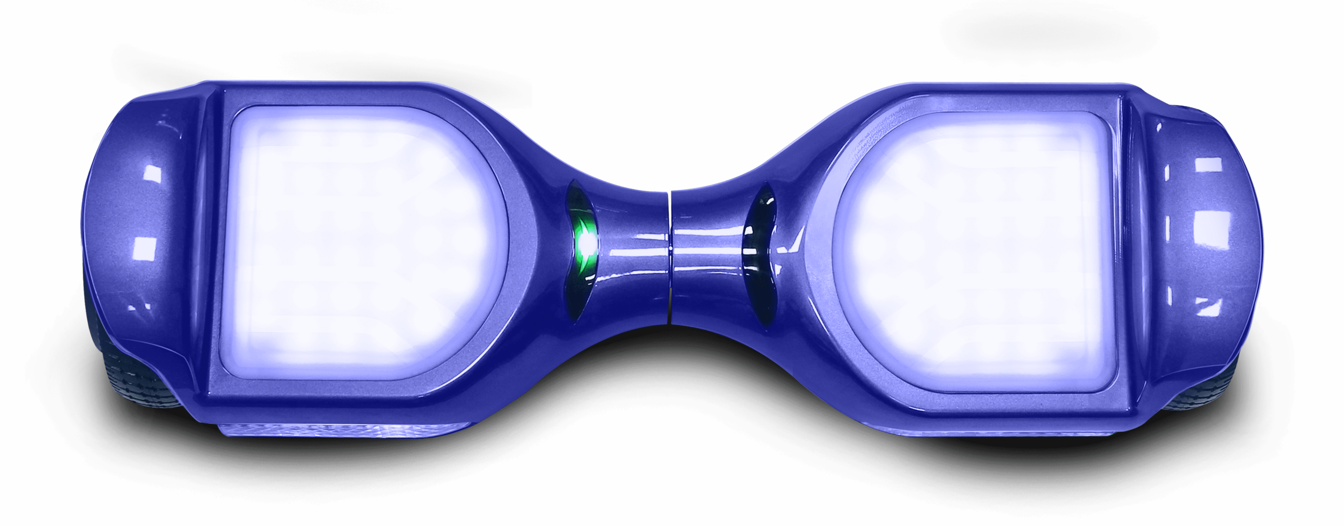 Voyager HoverBeam Purple Hoverboard with Light-up Wheels and Footboard, 185lb limit.