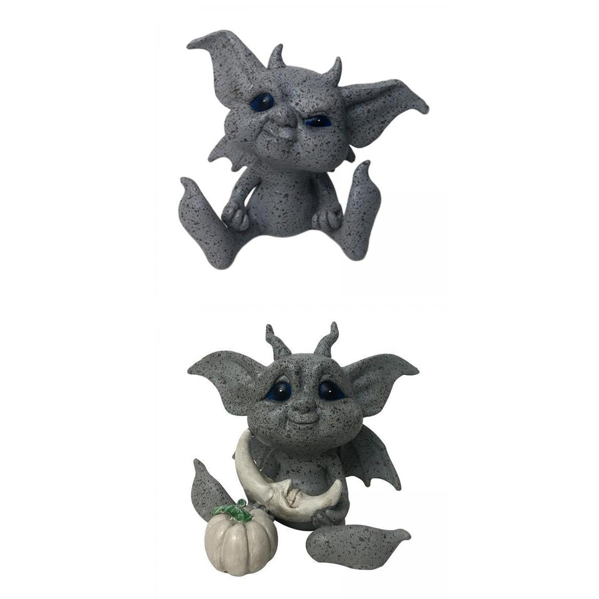 Nishiyuenyi 2x Garden Statue Sculpture Patio Flowerbed Outdoor and hotel deocration crafts