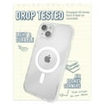 thumbnail image 3 of Smartish iPhone 15 Plus Slim Case - Gripmunk Compatible with MagSafe [Lightweight + Protective] Thin Grip Cover with Microfiber Lining - Clearly Clear, 3 of 6
