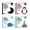 0‑36 Months, variant on Baby Visual Stimulation Flash Cards, 5.7inch High Contrast Sensory Learning Flashcards for Newborn Infant, Ages 0‑36 Months