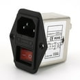 thumbnail image 1 of 230V filter for EMI communication audio power filter anti-interference CW2B - CW2B-1A-red, 1 of 7