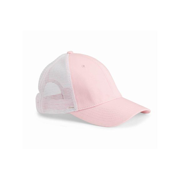 Sportsman - Bio-Washed Trucker Cap - AH80 - Pink/ White - Size: Adjustable