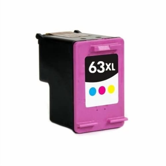 Compatible Color High Yield Ink Cartridge Replacement for 63XL 63 XL Printer Ink