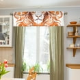 thumbnail image 4 of Lion Face Partern Curtain Valances Farmhouse Design Window Treatment Decor Blackout Rod Pocket for Windows Living Room Kitchen 54" x 18", 4 of 5