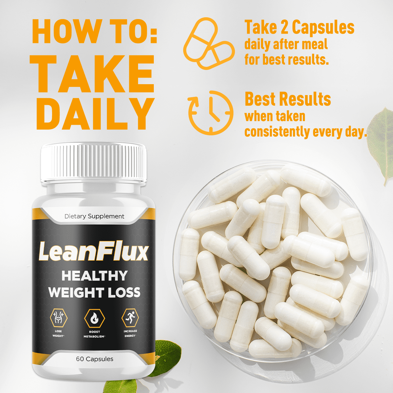 (3 Pack) LeanFlux - Keto Weight Loss Formula - Energy & Focus Boosting Dietary Supplements for Weight Management & Metabolism - Advanced Fat Burn Raspberry Ketones Pills - 180 Capsules