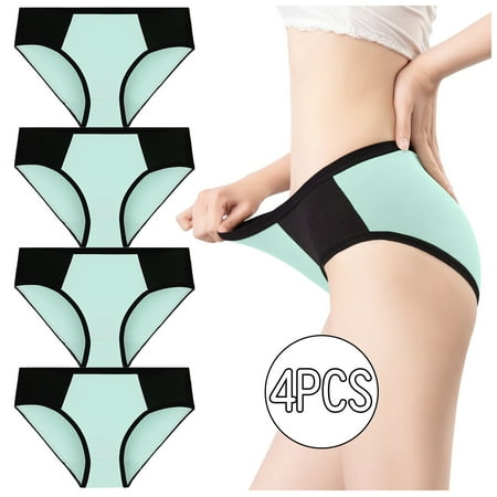 

Pxiakgy lingerie for women Women Solid Color Patchwork Briefs Panties Underwear Knickers Bikini Underpants Mint Green + L