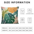 thumbnail image 5 of Shiartex  Tropical Leaf Throw Pillow Cover,Summer Palm Decorative Pillow Cases for Home Living Room Bed Sofa Bedroom Decor Cases Square Outdoor, 5 of 5