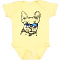 thumbnail image 3 of Inktastic French Bulldog Portrait with Sunglasses Boys or Girls Baby Bodysuit, 3 of 5
