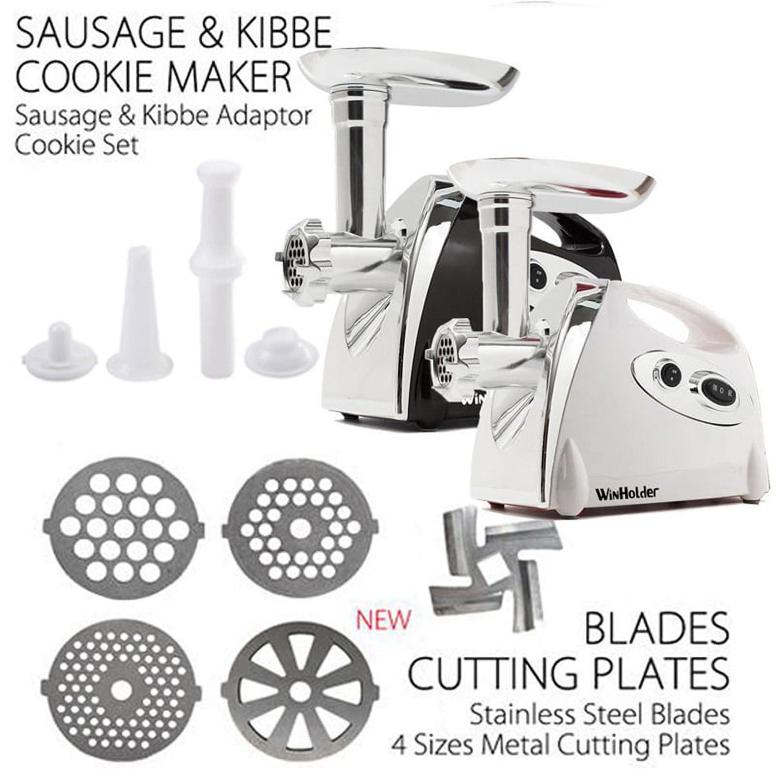 WinHolder Heavy Duty Electric Meat Grinder & Sausage Stuffer With Blades  3500W