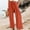 01 Orange, variant on Hicidod Women Summer Pants with Pockets High Waisted Cotton Linen Palazzo Pant Loose Fit Wide Leg Long Lounge Solid Trendy Trousers