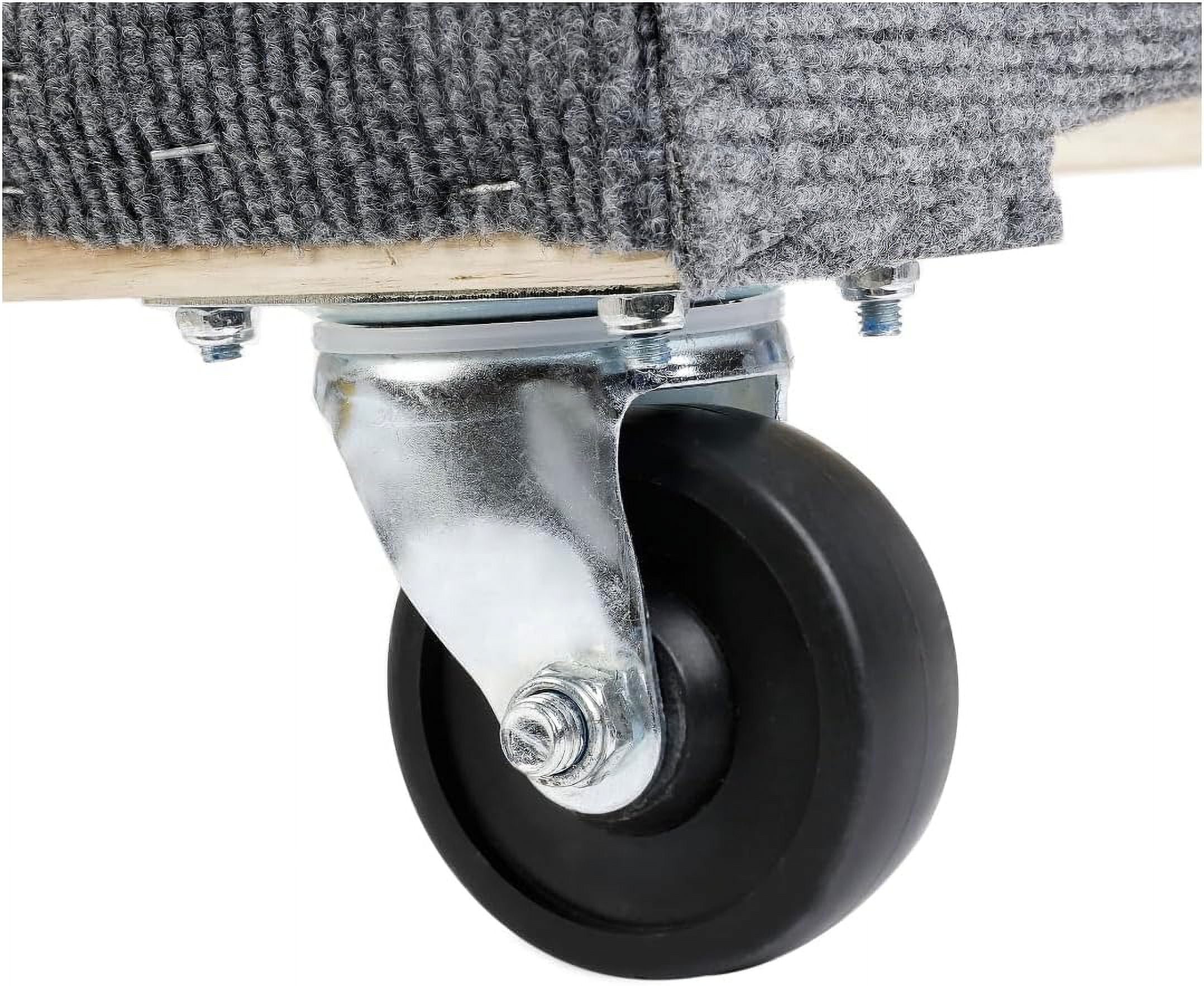 Simpli-Magic Moving Dolly Hardwood Furniture Lifter with Carpeted Ends, 18” x 30” x 5”, 2-Pack