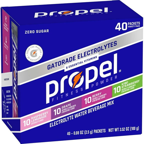Propel Powder Variety Pack, 0.08 oz., 40 pk.