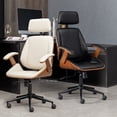 thumbnail image 3 of Gaming Chairs Modern Home Furniture Lift Swivel Backrest Chair Leather Luxury Comfortable Computer Boss Silla Office Furniture My Lux Decor Round, 3 of 7