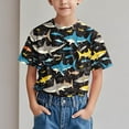 thumbnail image 2 of Toddler Boys' Short Sleeve Tees Cotton Casual Graphic Crewneck Summer Top Clothes T-Shirts, 2 of 6