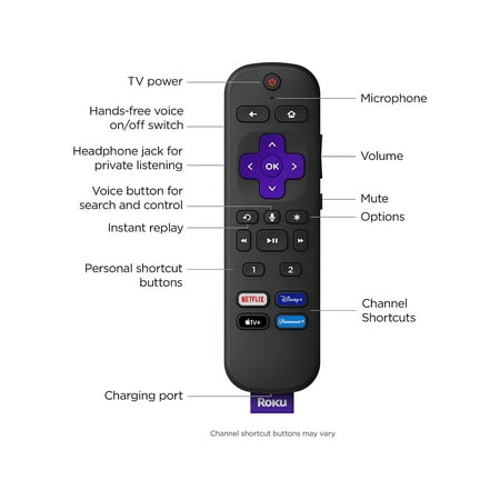 Roku Ultra | 4K/HDR/Dolby Vision Streaming Device and Voice Remote Pro with Rechargeable Battery - Black