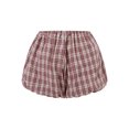 thumbnail image 5 of LMLYSoH Womens Plaid Shorts Elastic Waist Bloomer Shorts Casual Short Pants Summer Streetwear, 5 of 9
