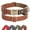 Brown, variant on Beirui Soft Padded Leather Dog Collars Heavy Duty Adjustable Quick Release Metal Buckle S-L