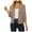 Light Purple, variant on Fiaer Elegant Simple Knitted Cardigan Sweaters For Women 3/4 Sleeve Loose Fit Solid Color Casual Trendy Tops Pink L