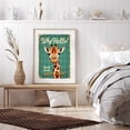 thumbnail image 6 of Diamond Art Kit for Adults, Giraffe Greeting Sweet Cheeks Poster Diamond Painting for Adults Beginners, 5D DIY Diamond Art Painting Kits, Colorful Diamond Painting Craft for Home Decor 12x16, 6 of 7