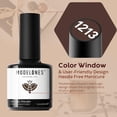 thumbnail image 6 of modelones Gel Nail Polish Set - 6 Colors Skin Tone Nude Gel Polish Brown Beige Khaki Nail Gel Polish Set Neutral All Skin Tones Soak Off French Nail Art Manicure DIY Home Salon Gift, 6 of 6