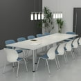 thumbnail image 2 of 12 Person Rectangular Conference Table Power And Data Units Post Legs, 2 of 8