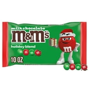 M&M's Milk Chocolate Christmas Candy - 10 oz Bag