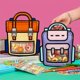 thumbnail image 3 of Bolsa Escolar de dibujos animados para niños, bolsa de dulces con forma de galleta, bolsa de regalo para fiesta de cumpleaños, suministros de embalaje para bocadillos, 3 of 4