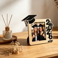 thumbnail image 6 of Graduation Photo 2026 Custom Name Wooden Picture Class Of 2026 Grad Engraved Desk For High School College Graduate, 6 of 6