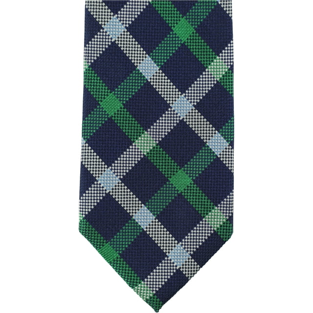 Tommy Hilfiger - Corbata para hombre con rejilla grande, color azul, talla única Tommy Hilfiger Corbata (Atada a sí misma)
