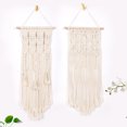thumbnail image 1 of Small Wall Hanging, Woven Bohemian Deco Tapestry, Mini Macrame Wall Rug, 1 of 5