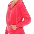 thumbnail image 3 of White Mark Women's 2 Piece Velour Tracksuit Set, 3 of 5