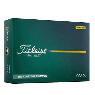 Titleist AVX 6ダース+3個（75個） Titleist AVX Golf Balls Longer Distance Softer Feel, White