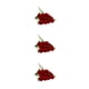 thumbnail image 3 of Flores artificiales Wosthever decorativas de color sólido 10 piezas rojas, 3 of 6