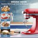 thumbnail image 2 of Gancho de masa en espiral de acero inoxidable para KitchenAid de 4,5 a 5 cuartos de galón, 2 of 7