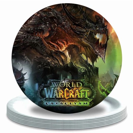 World of Warcraft Birthday Decorations Plates Party Supplies Tableware Disposable Dinnerware