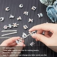 thumbnail image 3 of 52 Pcs Alloy Slide Charms Crystal Enamel Bowknot Alphabet Letter A-Z for DIY Craft Bracelet Wristbands Necklace Choker Jewelry Making Finding, 3 of 7