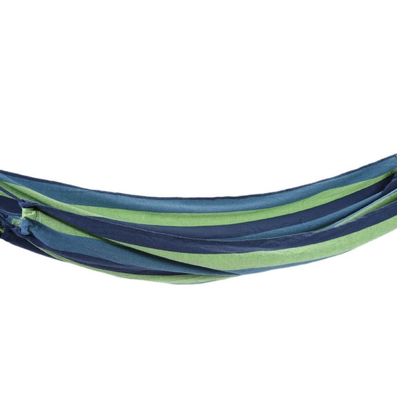 Single Sleep Swing for Camping, Hiking & Garden Relaxation Blue Cotton Hammock