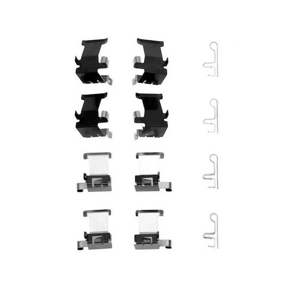 Front Brake Hardware Kit - Compatible with 2014 - 2022 Dodge Charger Pursuit 2015 2016 2017 2018 2019 2020 2021