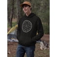 thumbnail image 2 of Love, Power, Wisdom Hoodie Men -Image by Shutterstock, Male x-Large, 2 of 4