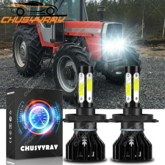 2  LED light bulbs For Case 1194 1290 1294 1390 1394 1494 1594 1690 headlights