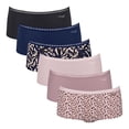 thumbnail image 1 of Sloggi braguitas de mujer, pack de 6 - GO Crush Short C6P, braguitas, algodón elástico Azul/rosa L (Large), 1 of 7