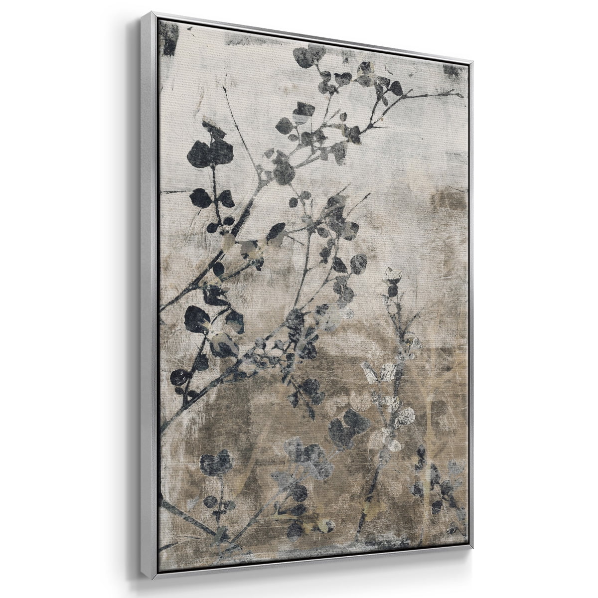 Boundless VII Framed Premium Gallery Wrapped Canvas - Ready to Hang - 25 x 37 - Silver Floating Frame