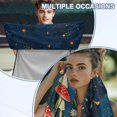 thumbnail image 6 of FOR U DESIGNS Galaxy Moon Mushroom Daisy Print Car Seat Cover Universal Front Seat Protector for Sedans, Quick-Dry & Soft Microfiber Athletic Running Towel Multi-Purpose Yoga Mat, Beach Towel, 6 of 7