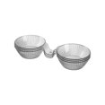 thumbnail image 2 of QTOCIO 3 Pcs Plateaux à Condiments à Double Compartiment pour Barbecue Extérieur Plateaux à Condiments pour Collations et Fruits, 2 of 9