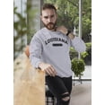 thumbnail image 2 of Louisiana, Baton Rouge Men Sweatshirt, Male Large, 2 of 4