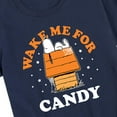 thumbnail image 3 of Peanuts - Wake Me For Candy - Toddler And Youth Short Sleeve Graphic T-Shirt, 3 of 6